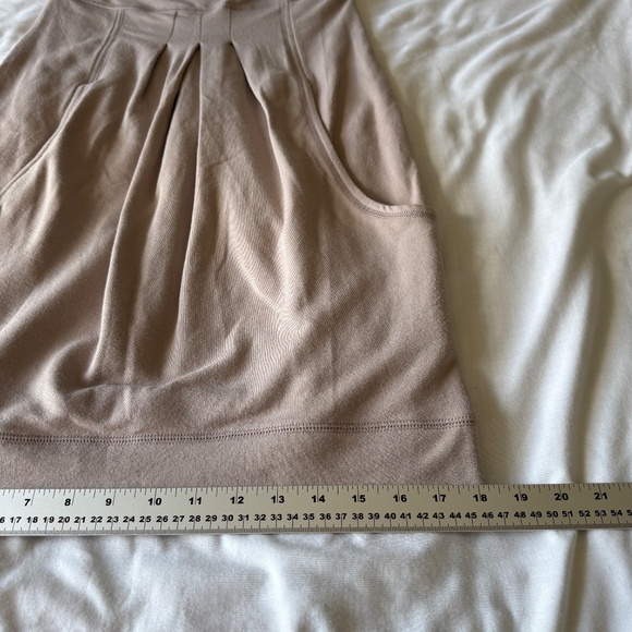 Moda International Strapless Tube-Top Knee Dress Beige Medium Pockets Festival - Picture 13 of 14